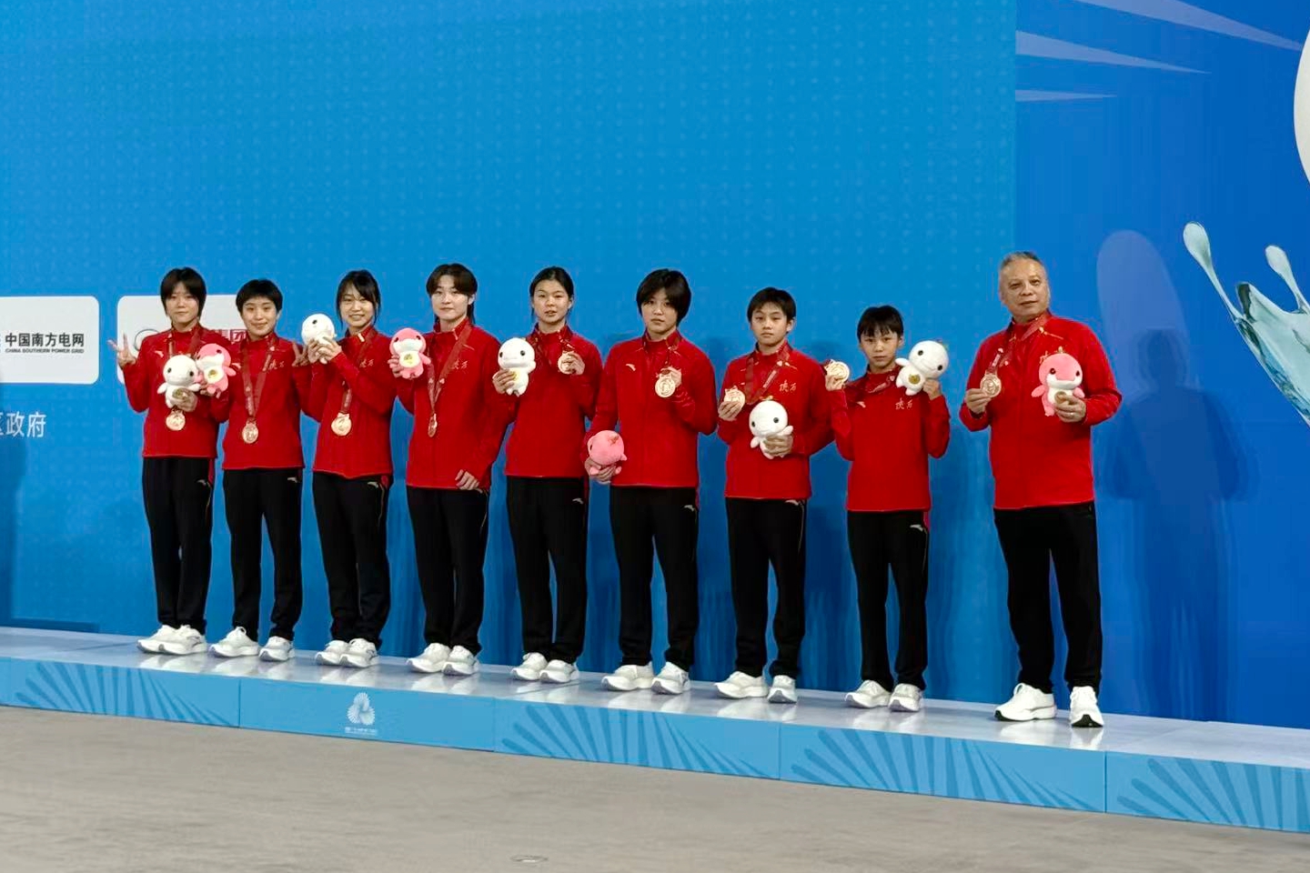 女子团体获铜牌 | 十五运会跳水项目在广东开赛