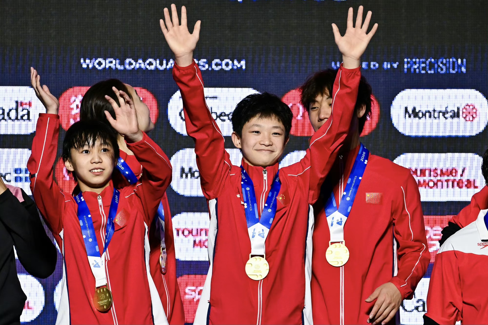 陕西三小将力摘3金1银 | 中国跳水队包揽蒙特利尔世界杯九金